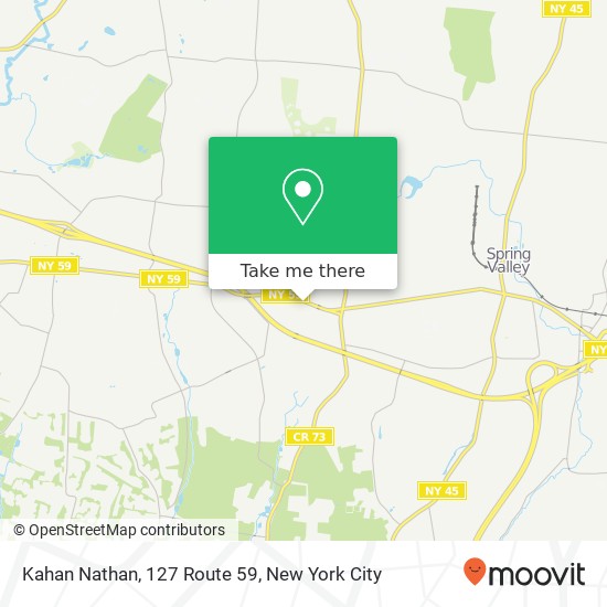 Kahan Nathan, 127 Route 59 map