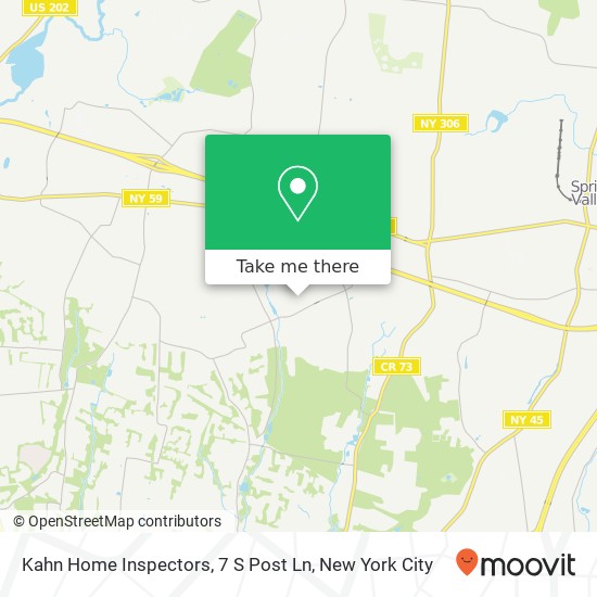 Mapa de Kahn Home Inspectors, 7 S Post Ln