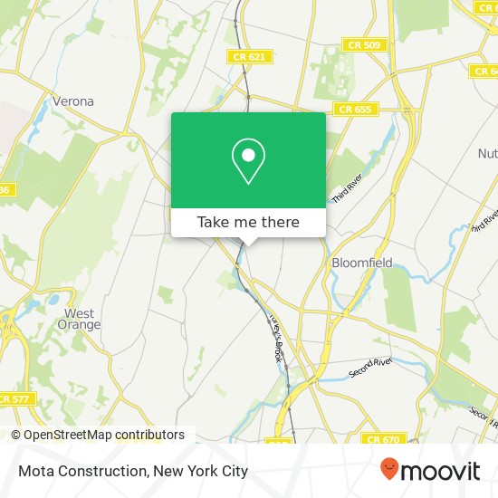 Mota Construction map