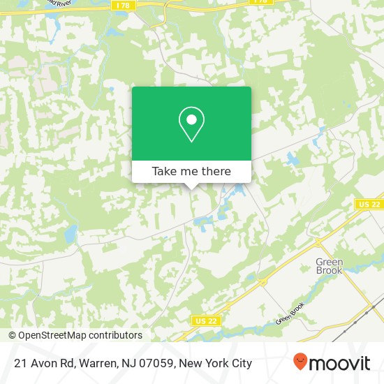 21 Avon Rd, Warren, NJ 07059 map