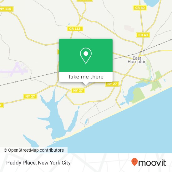 Puddy Place map