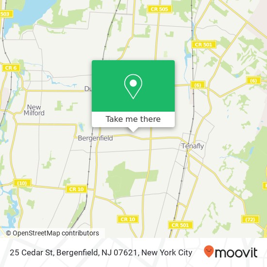 25 Cedar St, Bergenfield, NJ 07621 map