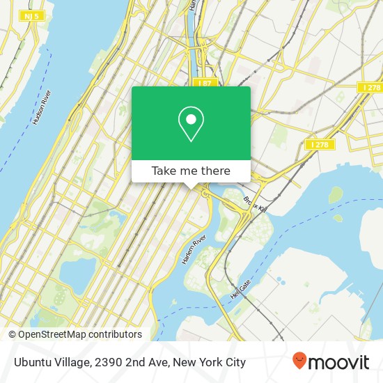 Mapa de Ubuntu Village, 2390 2nd Ave