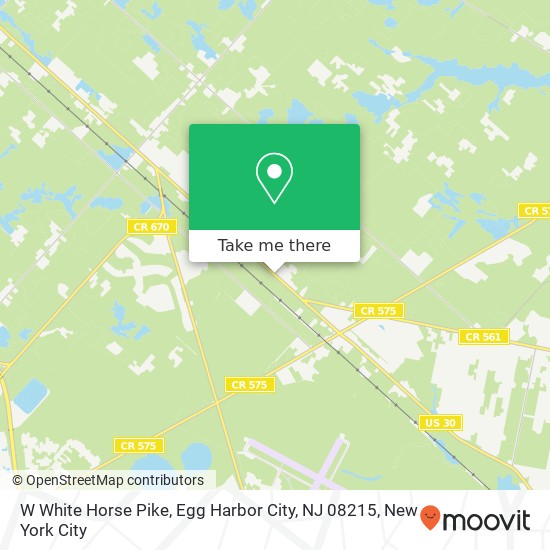 W White Horse Pike, Egg Harbor City, NJ 08215 map