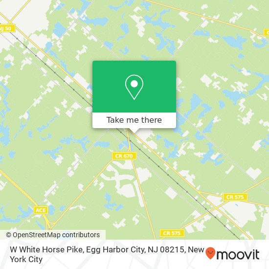 W White Horse Pike, Egg Harbor City, NJ 08215 map