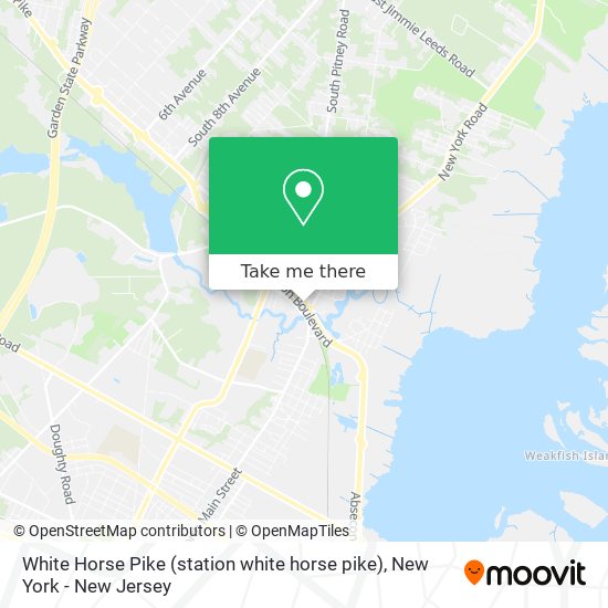 White Horse Pike (station white horse pike) map