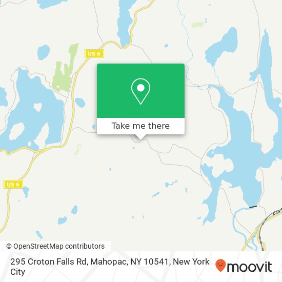 Mapa de 295 Croton Falls Rd, Mahopac, NY 10541