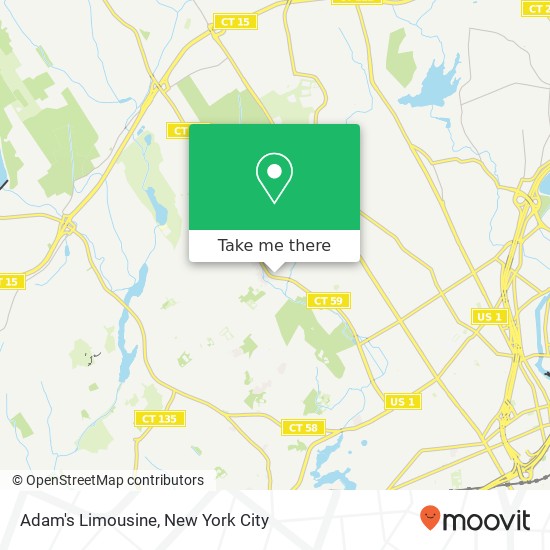 Adam's Limousine map