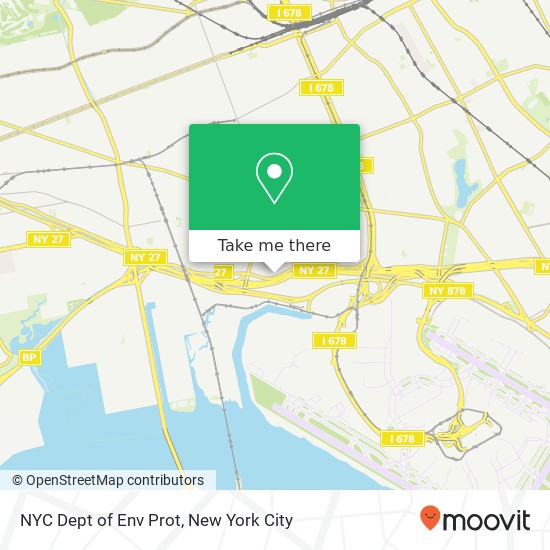 Mapa de NYC Dept of Env Prot