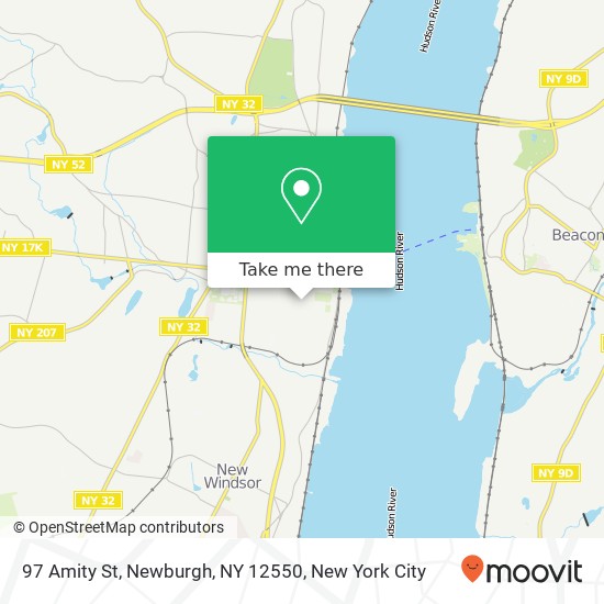 97 Amity St, Newburgh, NY 12550 map