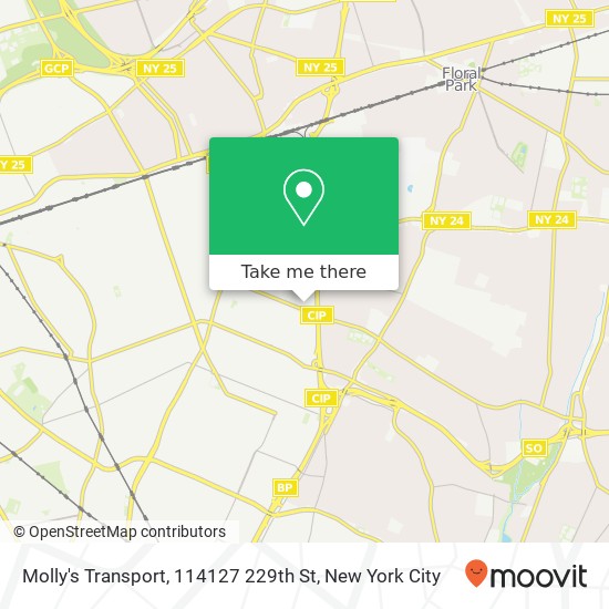 Mapa de Molly's Transport, 114127 229th St