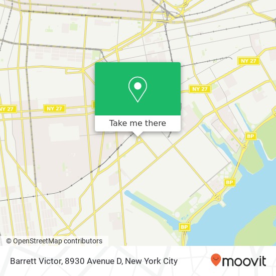 Mapa de Barrett Victor, 8930 Avenue D