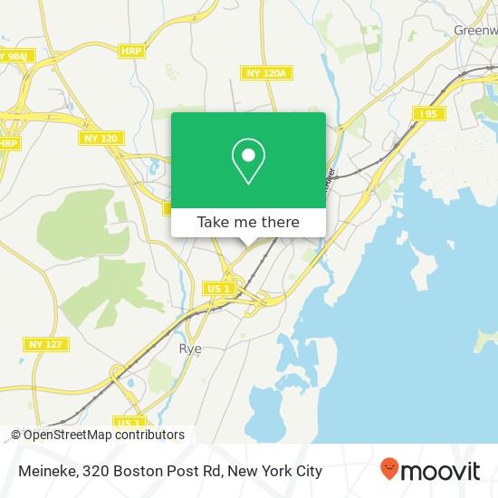 Mapa de Meineke, 320 Boston Post Rd