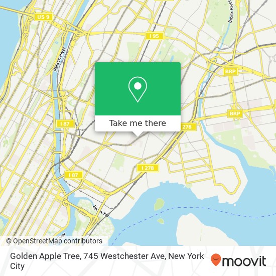 Golden Apple Tree, 745 Westchester Ave map