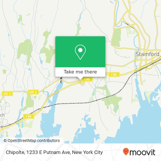 Chipolte, 1233 E Putnam Ave map