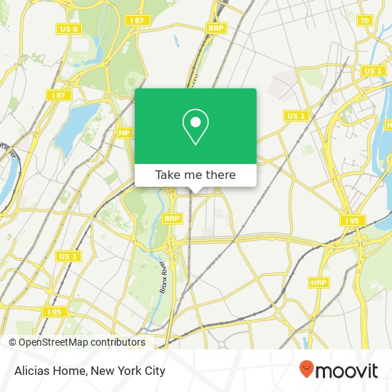 Alicias Home map