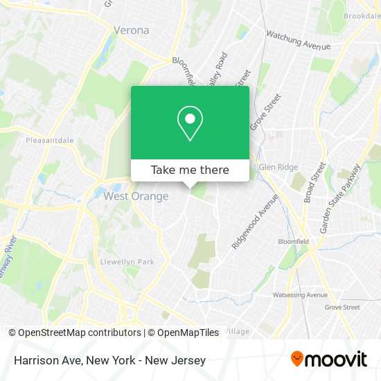 Mapa de Harrison Ave