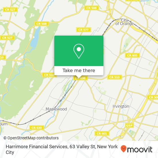 Harrimore Financial Services, 63 Valley St map