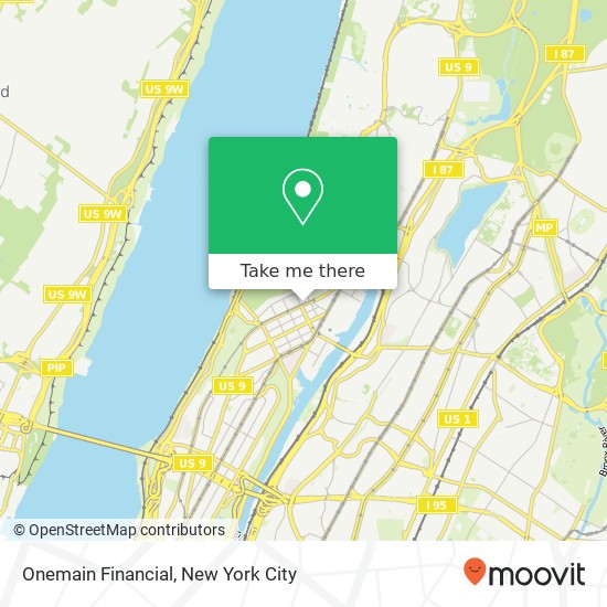 Mapa de Onemain Financial, 4949 Broadway
