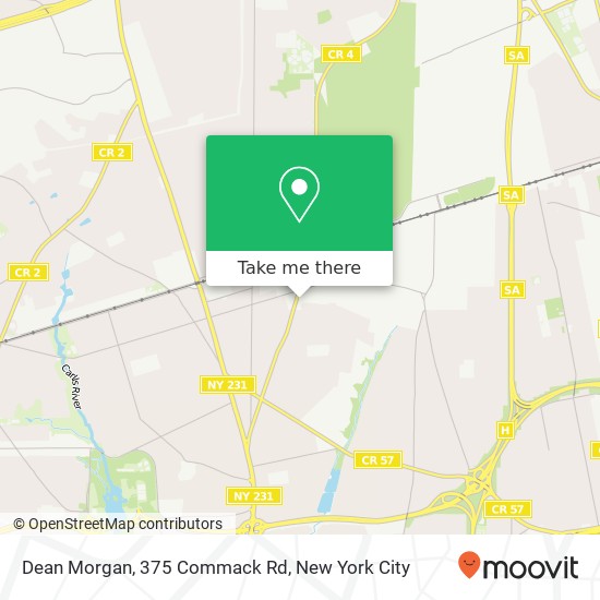 Dean Morgan, 375 Commack Rd map