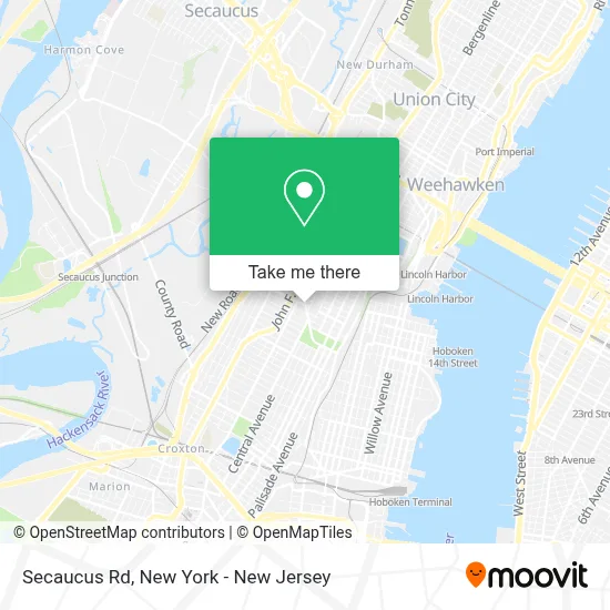 Secaucus Rd map