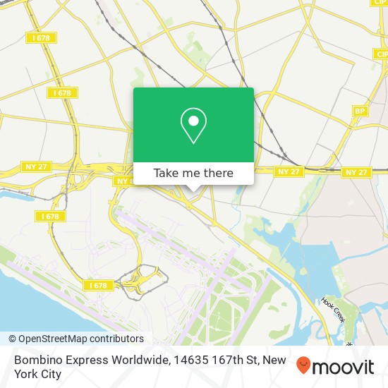 Bombino Express Worldwide, 14635 167th St map