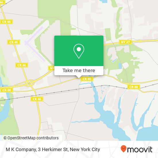Mapa de M K Company, 3 Herkimer St