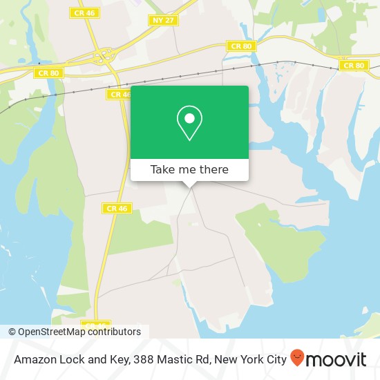 Amazon Lock and Key, 388 Mastic Rd map