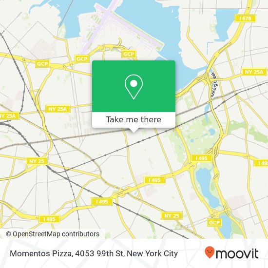 Momentos Pizza, 4053 99th St map