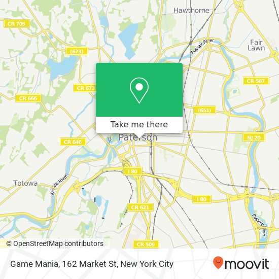 Game Mania, 162 Market St map