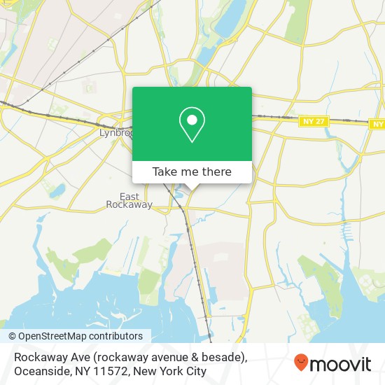 Rockaway Ave (rockaway avenue & besade), Oceanside, NY 11572 map