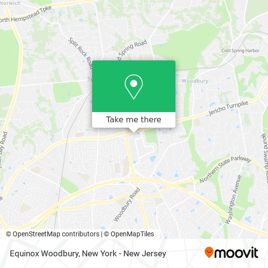 Equinox Woodbury map