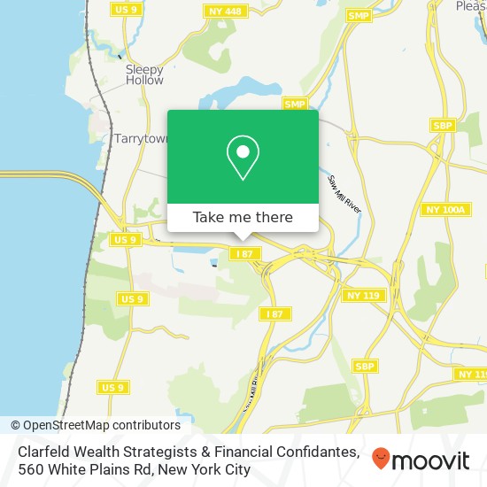 Mapa de Clarfeld Wealth Strategists & Financial Confidantes, 560 White Plains Rd