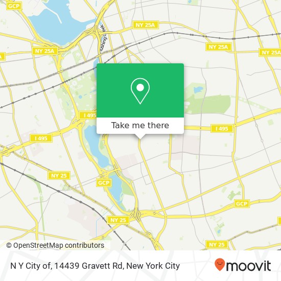 N Y City of, 14439 Gravett Rd map