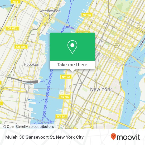 Mapa de Muleh, 30 Gansevoort St