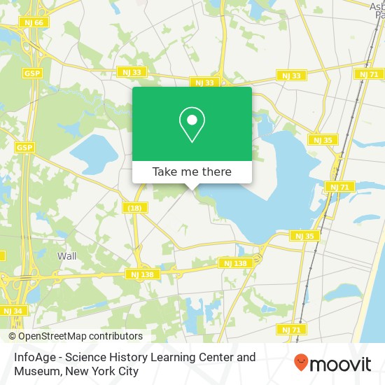 InfoAge - Science History Learning Center and Museum map