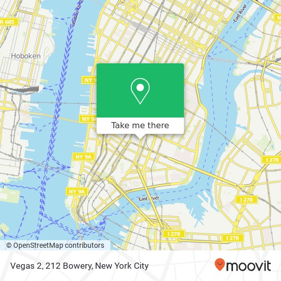 Mapa de Vegas 2, 212 Bowery