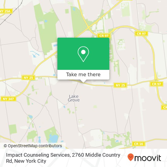 Impact Counseling Services, 2760 Middle Country Rd map