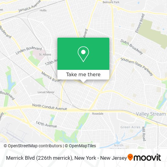 Mapa de Merrick Blvd (226th merrick)