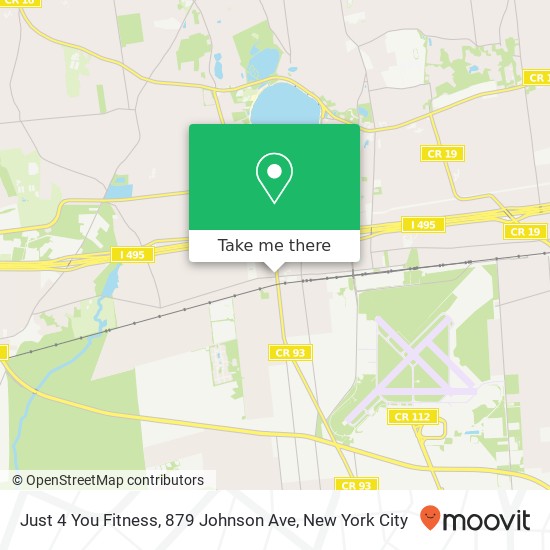 Just 4 You Fitness, 879 Johnson Ave map