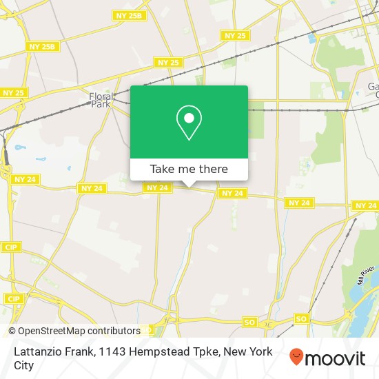 Lattanzio Frank, 1143 Hempstead Tpke map