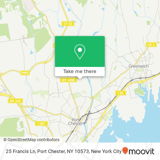 25 Francis Ln, Port Chester, NY 10573 map