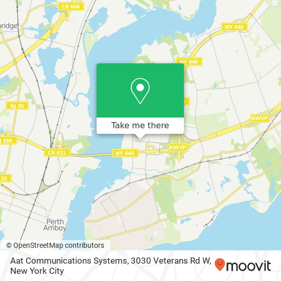 Mapa de Aat Communications Systems, 3030 Veterans Rd W