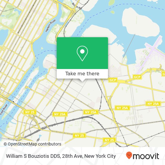 Mapa de William S Bouziotis DDS, 28th Ave