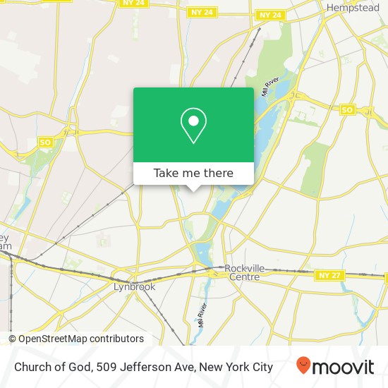 Church of God, 509 Jefferson Ave map