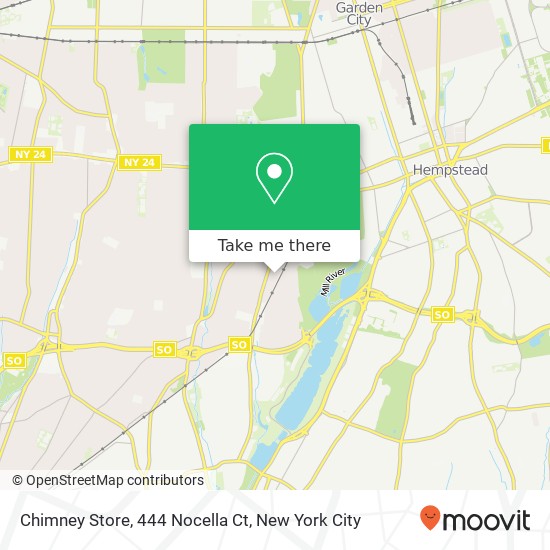 Mapa de Chimney Store, 444 Nocella Ct