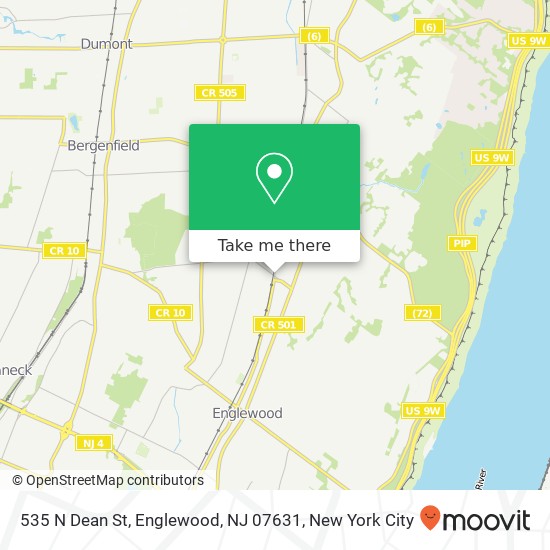 535 N Dean St, Englewood, NJ 07631 map