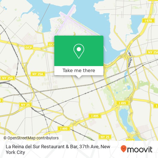 La Reina del Sur Restaurant & Bar, 37th Ave map