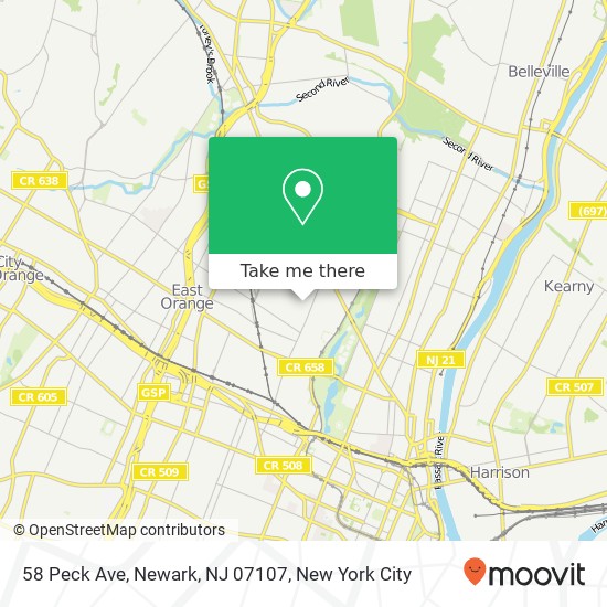 58 Peck Ave, Newark, NJ 07107 map