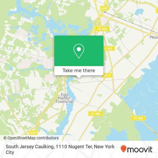 South Jersey Caulking, 1110 Nugent Ter map